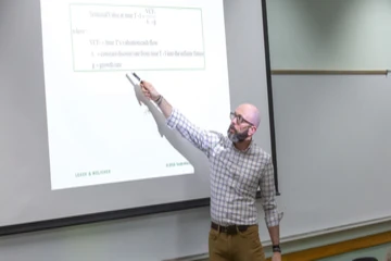 professor teaching class